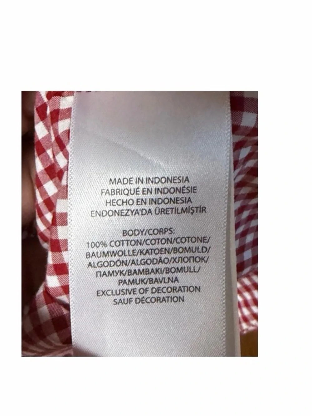Ralph Lauren Red Gingham Button-Down Boys Shirt